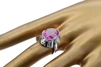 Vintage Ring Amethyst Sterling Silber 925 vrc043s